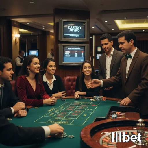 Ilustração de Experimente o aplicativo cassino da lllbet com segurança total