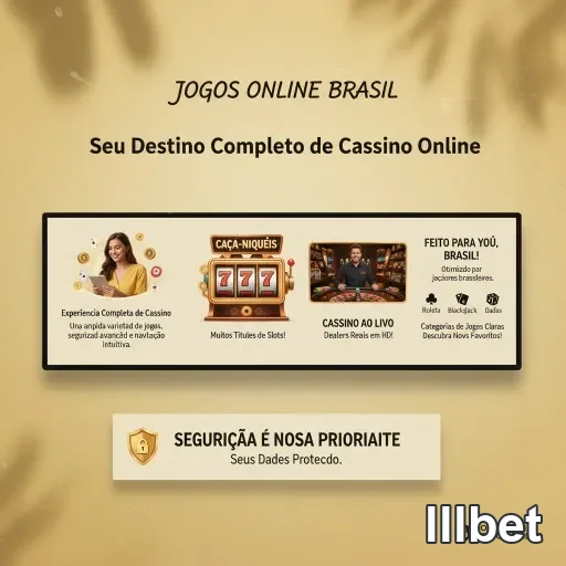 Ilustração de Experimente o aplicativo cassino da lllbet com segurança total