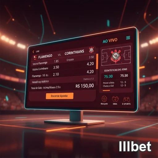 Ilustração de Experimente as Apostas Esportivas na lllbet com Odds Altas