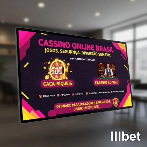Ilustração de Explore os melhores jogos de cassino no lllbet