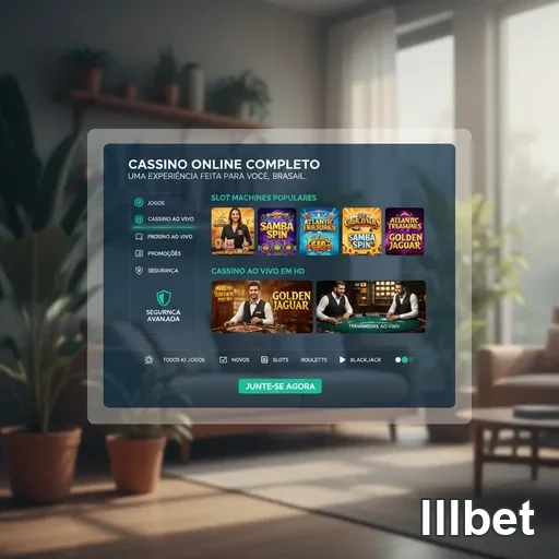 Ilustração de Acesse rapidamente o cassino ao vivo na lllbet