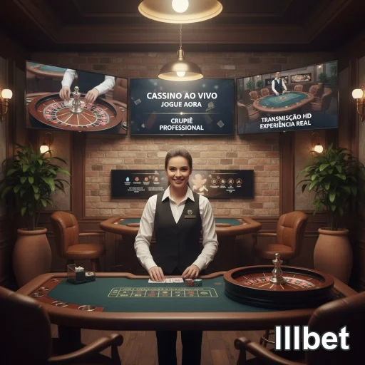 Ilustração de Acesse rapidamente o cassino ao vivo na lllbet
